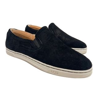 UGG women's black suede loafers 7.5